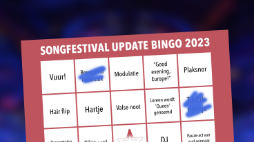 Speel Songfestival Bingo: download hier je bingokaart!