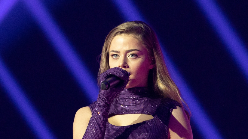 Stefania geeft punten namens Griekenland