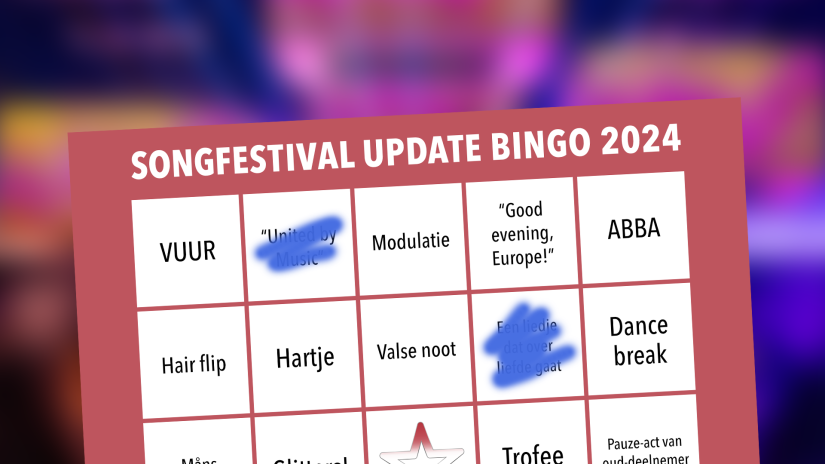 Speel Songfestival Bingo: download hier je bingokaart!