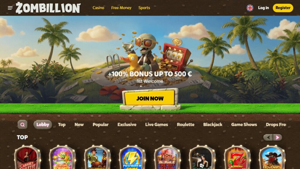 ervaringen met het zombillion online casino zonder cruks